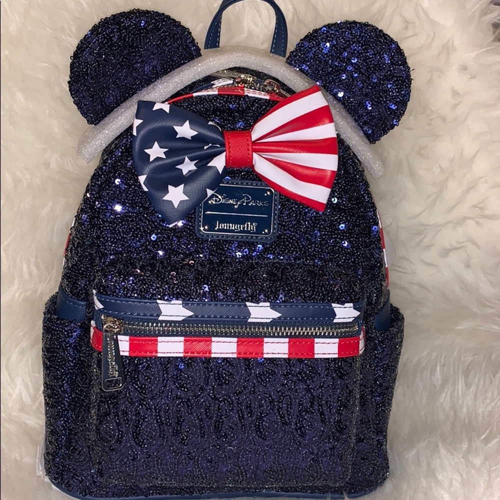Loungefly Backpack Americana Sequins